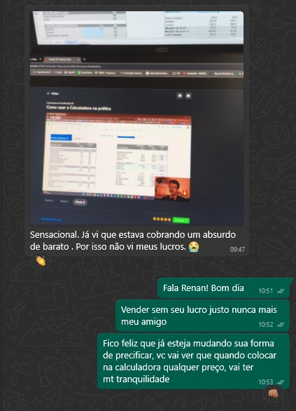 Depoimento do Renan sobre cobrar barato demais
